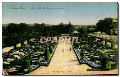 Cartes postales Castres Tarn Jardin de l Eveche