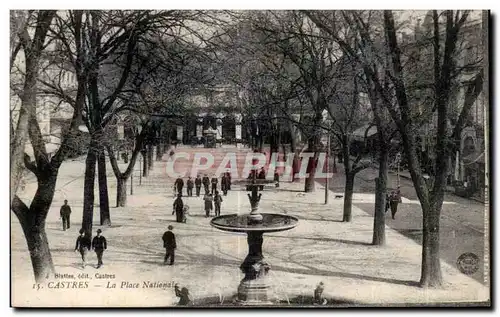 Cartes postales Castres La Place nationale