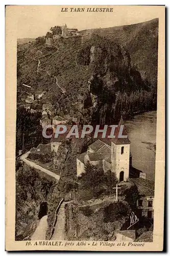 Cartes postales Ambialet Pres Albi le Village et le Prieure