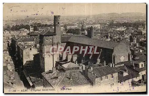 Cartes postales Albi l Eglise saint Salvi