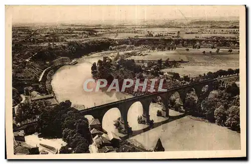 Cartes postales Albi Le pont du chemin de fer et la vallee du tArn