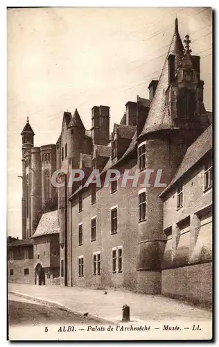 Cartes postales Albi Palais de l Archeveche Musee