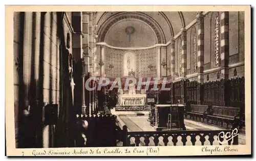 Cartes postales La Crau Grand seminaire Aubert de la CAstille Chapelle Choeur