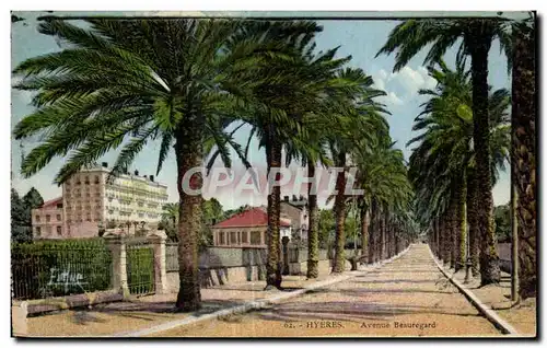 Cartes postales Hyeres Avenue Beauregard