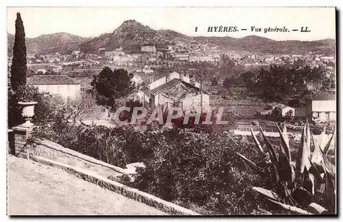 Cartes postales Hyeres Vue generale