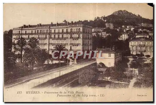 Ansichtskarte AK Hyeres Panorama de la Ville Haute