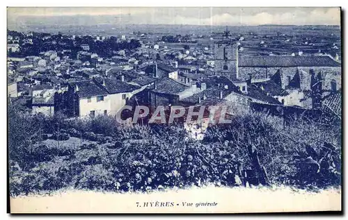 Cartes postales Hyeres Vue generale