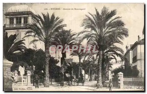 Cartes postales Hyeres Avenuv de Beaugard