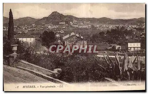 Cartes postales Hyeres Vue generale