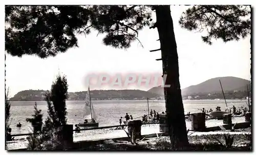 Moderne Karte La Cote des Maures Cvalaire sur Mer Plage de la Croix Valmer ou fond Cavalaire Volley Ball