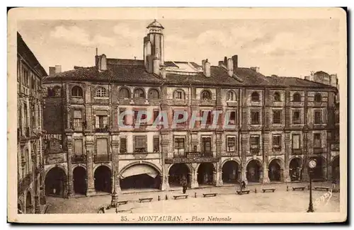 Cartes postales Montauban Place Nationale