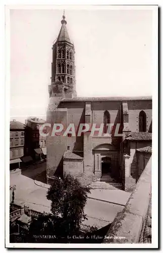 Cartes postales Motaubaun Le Clocher de I Eglise Saint Jacques