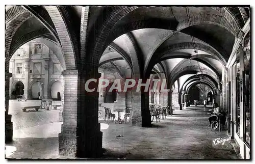 Moderne Karte Montauban (Tarn et Garonne) Arcades de la Place Nationale