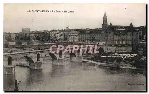 Cartes postales Montauban Le Pont et les Quais