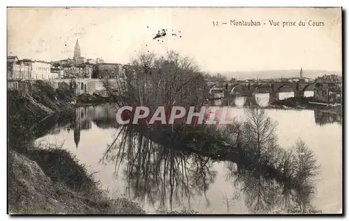 Ansichtskarte AK Montauban Vue prise du Cours