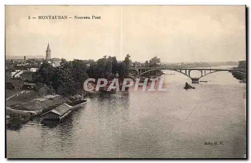 Cartes postales Montauban Nouveau Pont