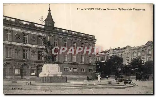 Cartes postales Montauban Bourse et Tribunal de Commerce