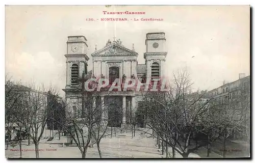 Cartes postales Tarn Garonne Montauban La Cathedrale