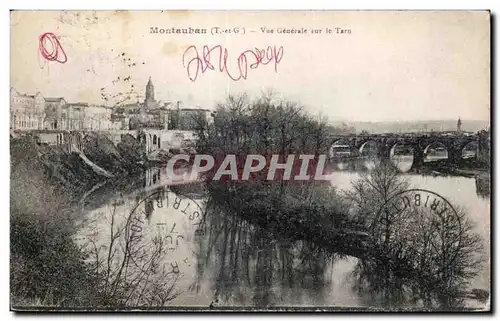 Cartes postales Montauban Vue generale sur le Tarn