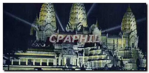 Cartes postales Exposition Internationale de Arts Decoratifs Paris 1925 Temple d Angkor vat