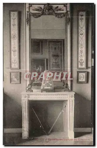 Cartes postales Pendule et candelabres Musee des ARts decoratifs