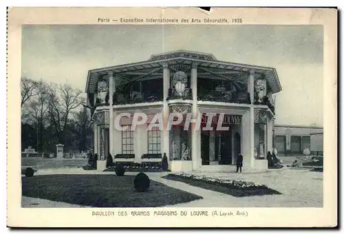 Cartes postales Exposition Internationale de Arts Decoratifs Paris 1925 Pavillon Des Grande Magasins du Louvre