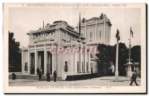 Cartes postales Exposition Internationale des Arts Decoratifs Paris 1929 Pavillon National de Belgique