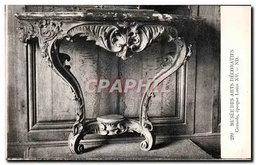 Ansichtskarte AK Musee des Arts Decoratifs console epoque Louis