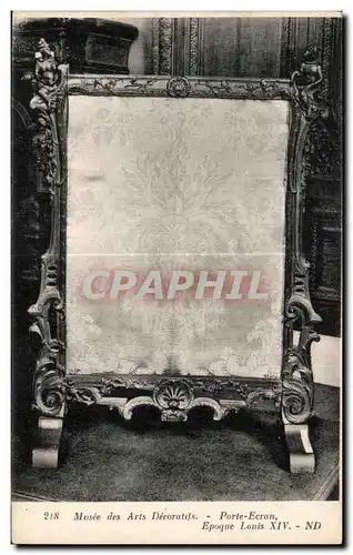 Cartes postales Musee des Arts Decoratifs Porte Ecrin Epoque Louis XIV