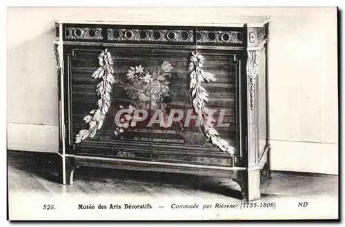 Cartes postales Musee des Arts Decoratifs Commode par Riesener