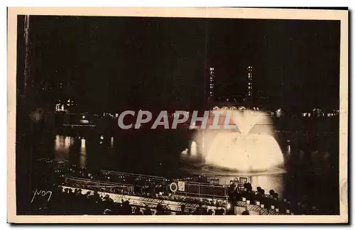 Cartes postales Exposition Paris Des Arts Decoratifs Fontaine lumineuse