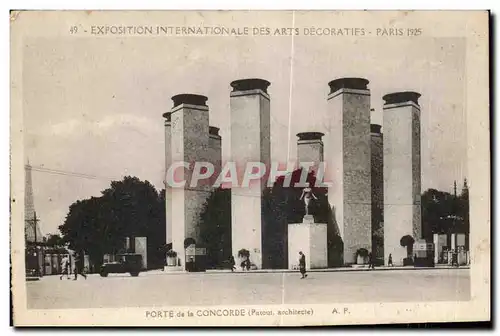 Cartes postales Exposition Paris Des Arts Decoratifs