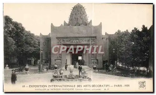 Cartes postales Exposition Paris Des Arts Decoratifs Pavillon de Tissus et des Etoffes