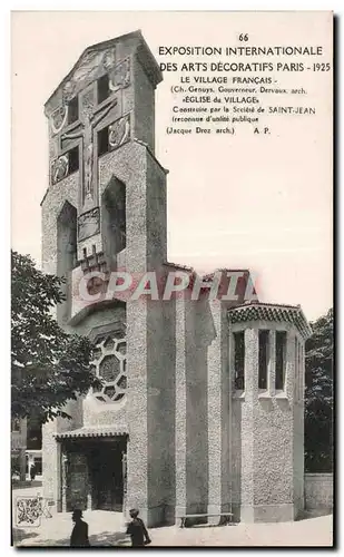 Ansichtskarte AK Exposition Internationale des arts Decoratifs Paris 1925 le Village Francais