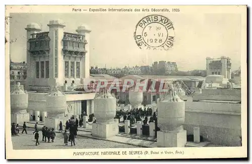 Ansichtskarte AK Paris Exposition Internationale des arts decoratifs 1925 Manufacture nationale de Sevres