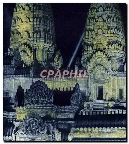 Cartes postales Angkor Vat Vue de NUIT