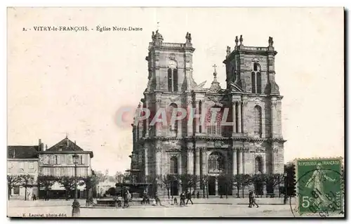 Cartes postales Vitry le Francois Eglise Notre Dame