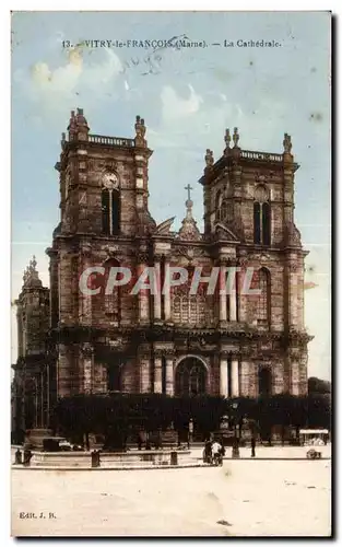 Cartes postales Vitry le Francois Marne La Cathedrale