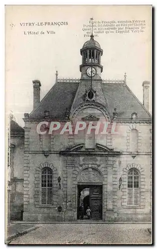 Ansichtskarte AK Vitry le Francois Marne l Hotel de Ville