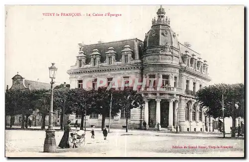 Cartes postales Vitry le Francoise la Caisse d Epargue