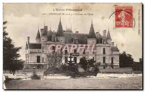 Ansichtskarte AK l Anjou Pittoresque Chemille M et L Chateau de l Echo