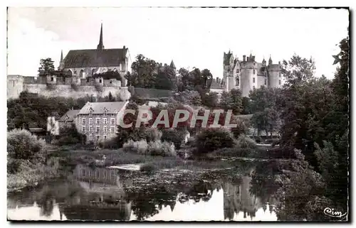 Moderne Karte Montreuil Bellay M et L Vue Generale nord est Chateau