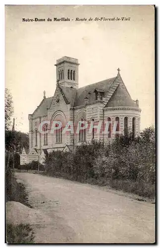 Ansichtskarte AK Notre dame du Marillais Route de St Florent le Vieil