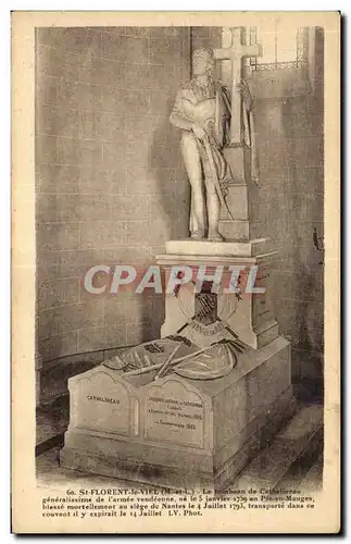 Ansichtskarte AK St Florent le Viel Le tombeau de Cathelineau generalissime de l armee Vendeonne