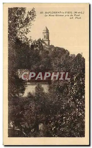 Cartes postales St Florent Vieil Le Mont Glonne pris du Pont