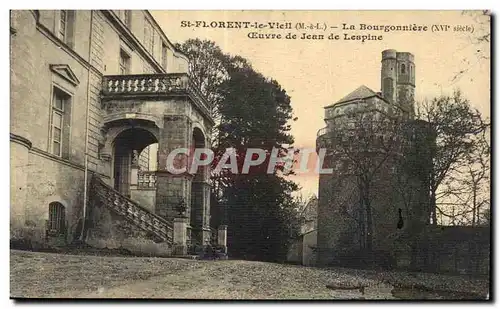 Ansichtskarte AK Saint Florent Le Vieil La Bourgonniere Oeuvre de Jean de Leapine