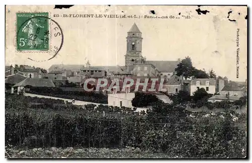 Cartes postales St Florent Le Vieil Panorama