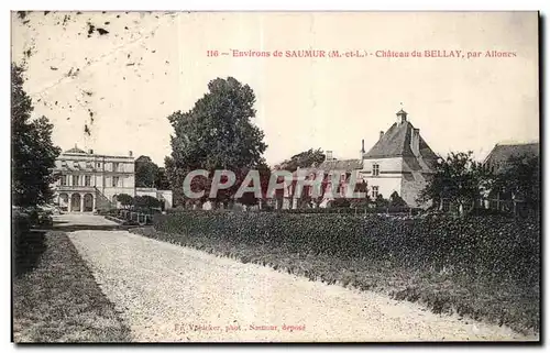 Cartes postales Saumur Environs de Chateau du Bellay par Allones