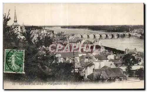 Cartes postales Saumur Vue generale