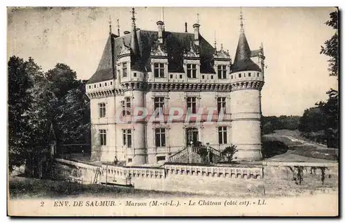 Ansichtskarte AK Environs De Saumur Marson Le Chateau